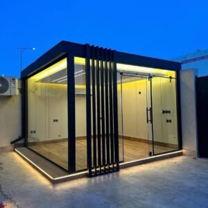 تكلفة تصميم الغرف الزجاجية بجدة